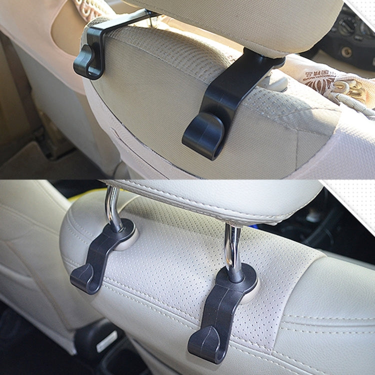 Set of 2 Car Backseat Organiser Hooks - 1.5kg Capacity for Your Bags and Accessories