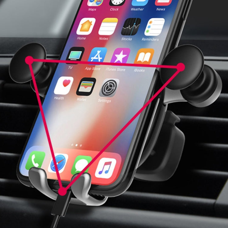 Quirky Big Eyes Gravity-Driven Car Vent Phone Holder
