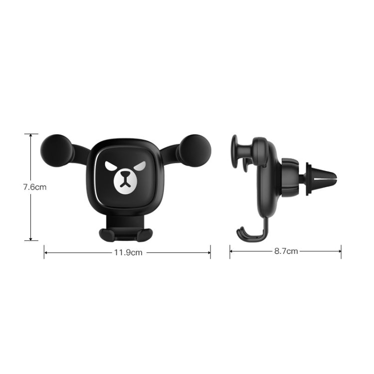 Quirky Big Eyes Gravity-Driven Car Vent Phone Holder