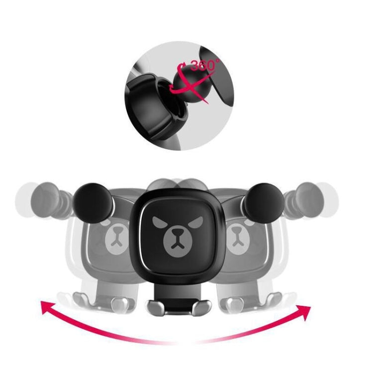 Quirky Big Eyes Gravity-Driven Car Vent Phone Holder