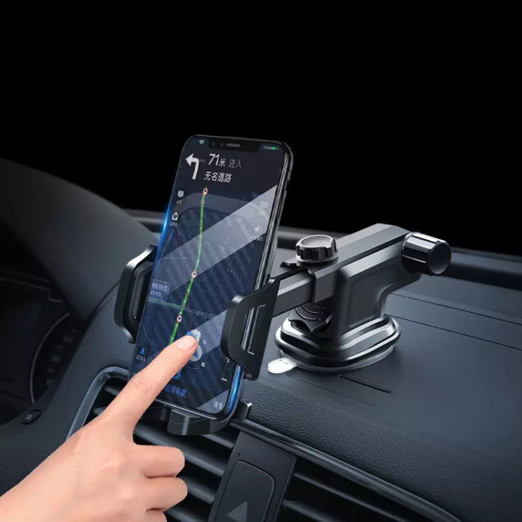 Versatile Suction Cup Car Mount for Mobile Navigation with 360° Rotation