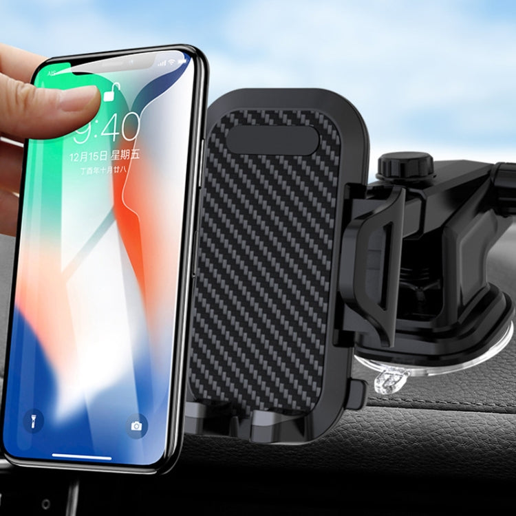 Versatile Suction Cup Car Mount for Mobile Navigation with 360° Rotation