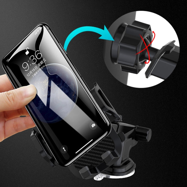 Versatile Suction Cup Car Mount for Mobile Navigation with 360° Rotation