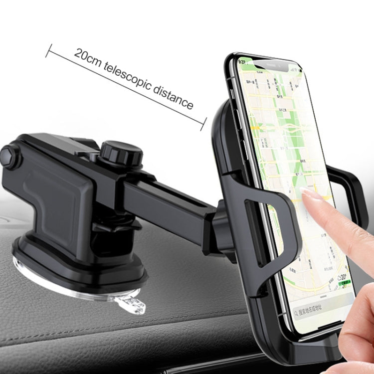 Versatile Suction Cup Car Mount for Mobile Navigation with 360° Rotation