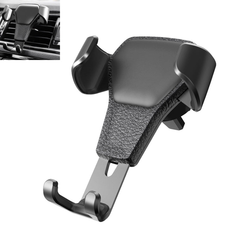 Lush Litchi-Textured Gravity Car Phone Holder