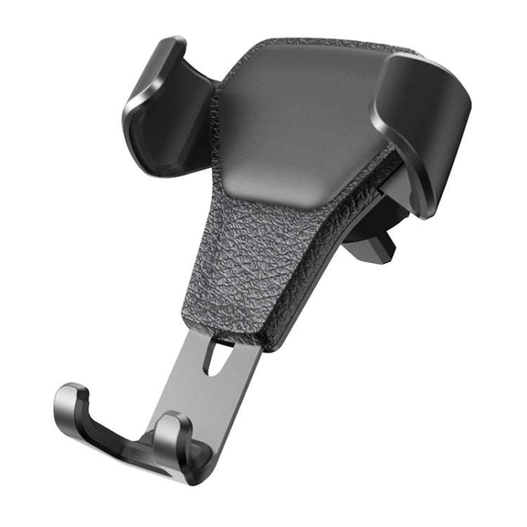 Lush Litchi-Textured Gravity Car Phone Holder