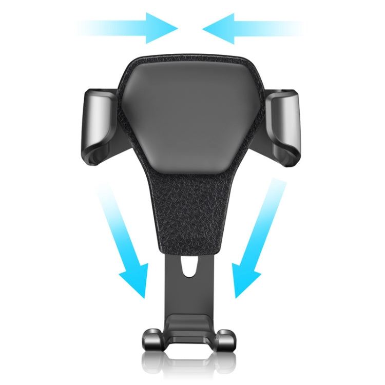 Lush Litchi-Textured Gravity Car Phone Holder
