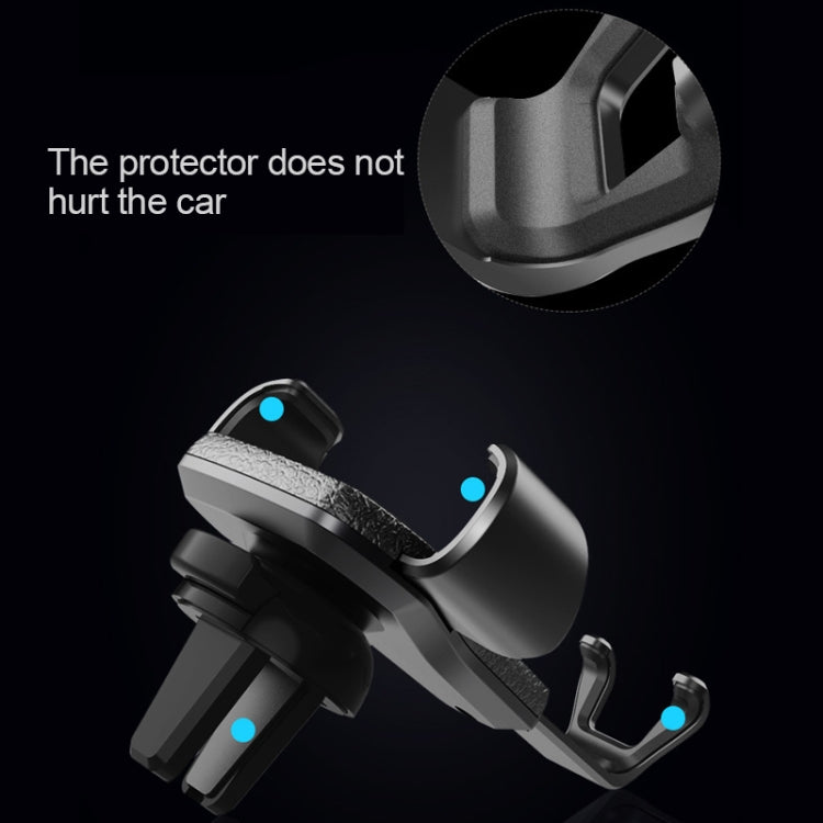 Lush Litchi-Textured Gravity Car Phone Holder