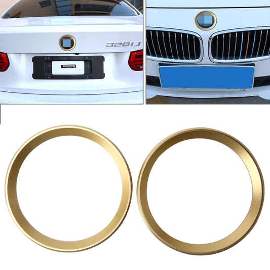 BMW 5 Series Steering Wheel Logo Ring Enhancement Kit - Premium Aluminium Alloy Trim for Stylish Car Customisation