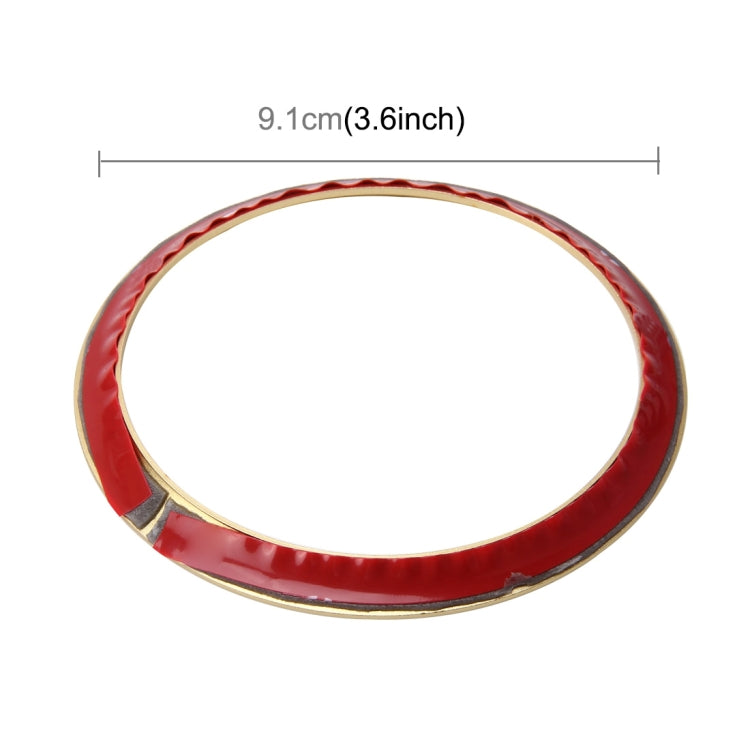 BMW 5 Series Steering Wheel Logo Ring Enhancement Kit - Premium Aluminium Alloy Trim for Stylish Car Customisation