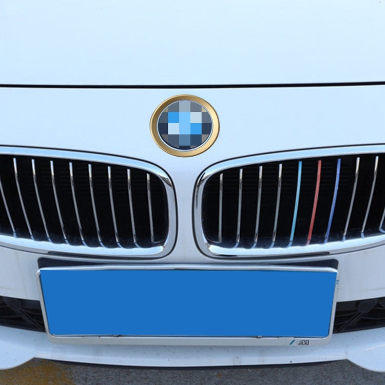 BMW 5 Series Steering Wheel Logo Ring Enhancement Kit - Premium Aluminium Alloy Trim for Stylish Car Customisation