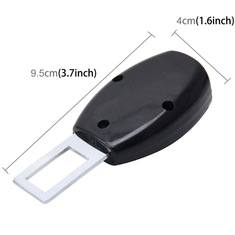 2 PCS RS-02 Universal Car Seat Belt Extension Buckle Car Safety Belt Clip Vehicle Mounted Car Safety Seat Belt Buckle Clip, RS-02(Black), RS-02(Grey), RS-02(Khaki)