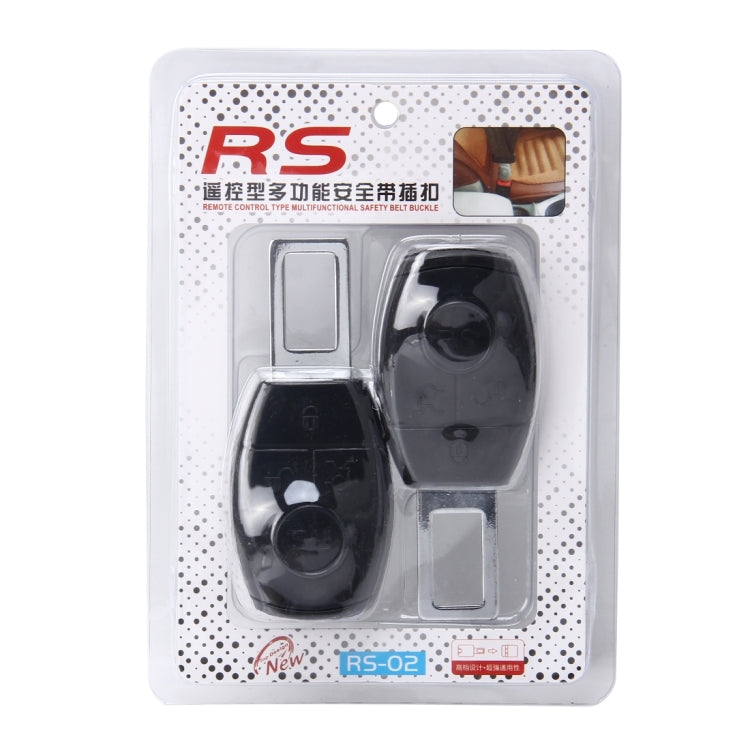 2 PCS RS-02 Universal Car Seat Belt Extension Buckle Car Safety Belt Clip Vehicle Mounted Car Safety Seat Belt Buckle Clip, RS-02(Black), RS-02(Grey), RS-02(Khaki)