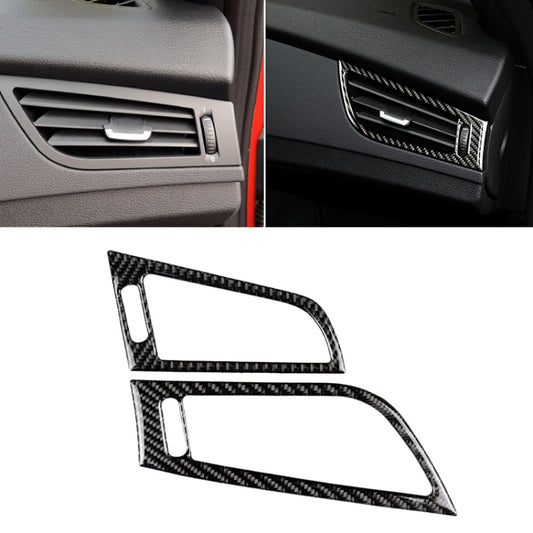 BMW Z4 2009-2015 Left Drive Carbon Fibre Side Air Vent Trim Sticker - Sleek Solid Colour Design