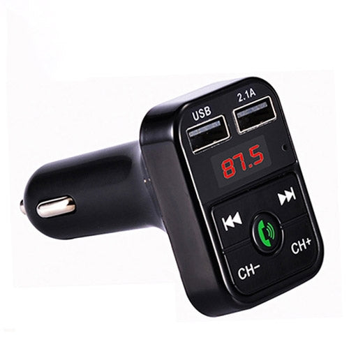 B2 Dual USB Charging Bluetooth FM Transmitter MP3 Music Player Car Kit, Support Hands-Free Call  & TF Card & U Disk, B2 (Black), B2 (Pink), B2 (Gold), B2 (Rose Gold), B2 (Silver)