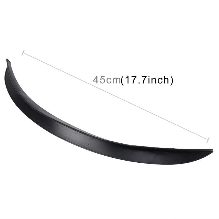 2 PCS 54cm Car Stickers Rubber Large Round Arc Strips Universal Fender Flares Wheel Eyebrow Decal Sticker Eyebrow Car-covers Black Striped Round Arc Strips, 45 x 2cm, 54cm, 75 x 2cm