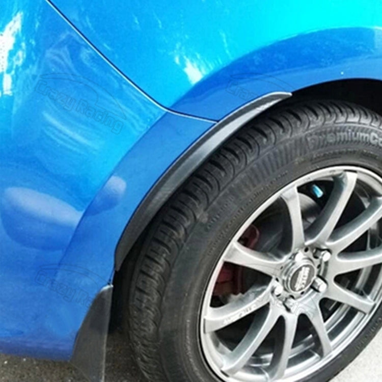 2 PCS 54cm Car Stickers Rubber Large Round Arc Strips Universal Fender Flares Wheel Eyebrow Decal Sticker Eyebrow Car-covers Black Striped Round Arc Strips, 45 x 2cm, 54cm, 75 x 2cm