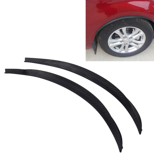 2 PCS 54cm Car Stickers Rubber Large Round Arc Strips Universal Fender Flares Wheel Eyebrow Decal Sticker Eyebrow Car-covers Black Striped Round Arc Strips, 45 x 2cm, 54cm, 75 x 2cm