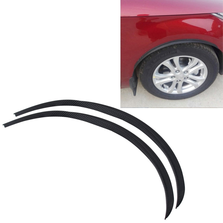 2 PCS 54cm Car Stickers Rubber Large Round Arc Strips Universal Fender Flares Wheel Eyebrow Decal Sticker Eyebrow Car-covers Black Striped Round Arc Strips, 45 x 2cm, 54cm, 75 x 2cm