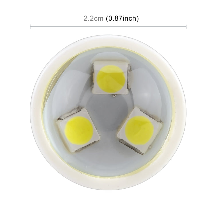 2 PCS 9005 4.5W DC 12V 6000K 360LM Car Auto Ceramics Fog Light 18LEDs SMD-3030 Lamps, with Projector Lens