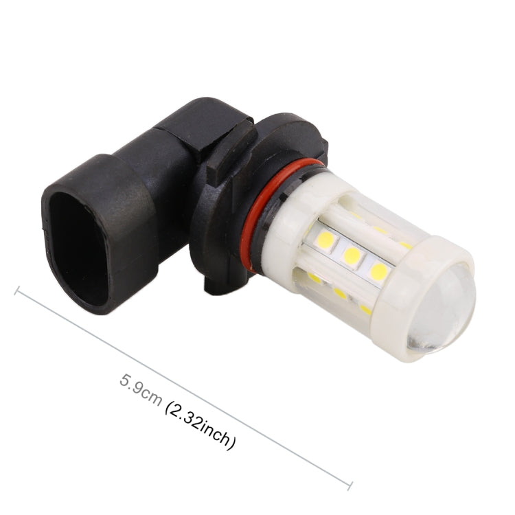 2 PCS 9006 4.5W DC 12V 6000K 360LM Car Auto Ceramics Fog Light 18LEDs SMD-3030 Lamps, with Projector Lens