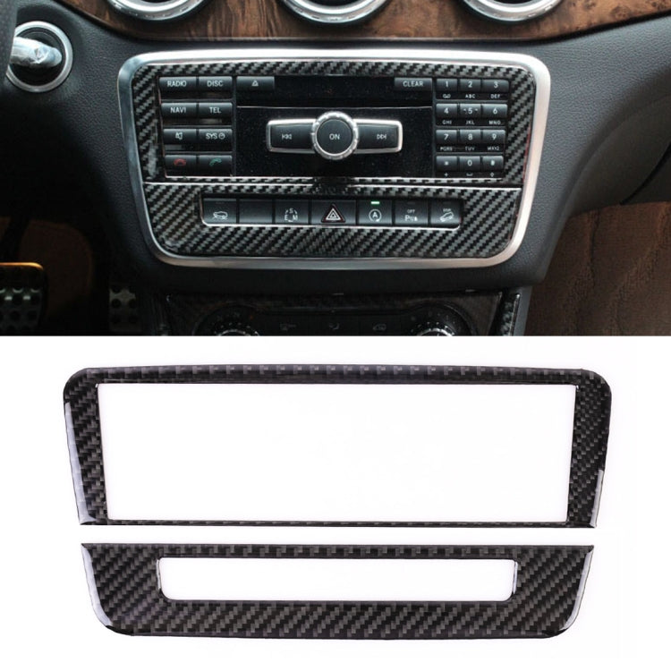 Mercedes-Benz GLA 2015-2018 Carbon Fibre CD Panel Enhancement Sticker