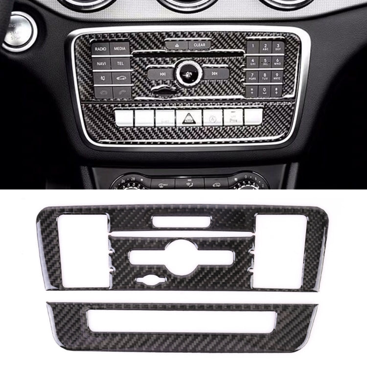 Mercedes-Benz GLA 2015-2018 Carbon Fibre CD Panel Trim Sticker Upgrade