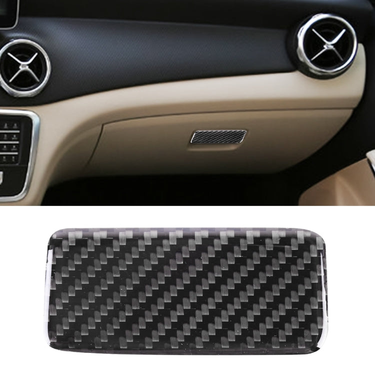 Premium Carbon Fibre Decorative Decal for Mercedes-Benz GLA 2015-2018 Central Control Storage Box Panel