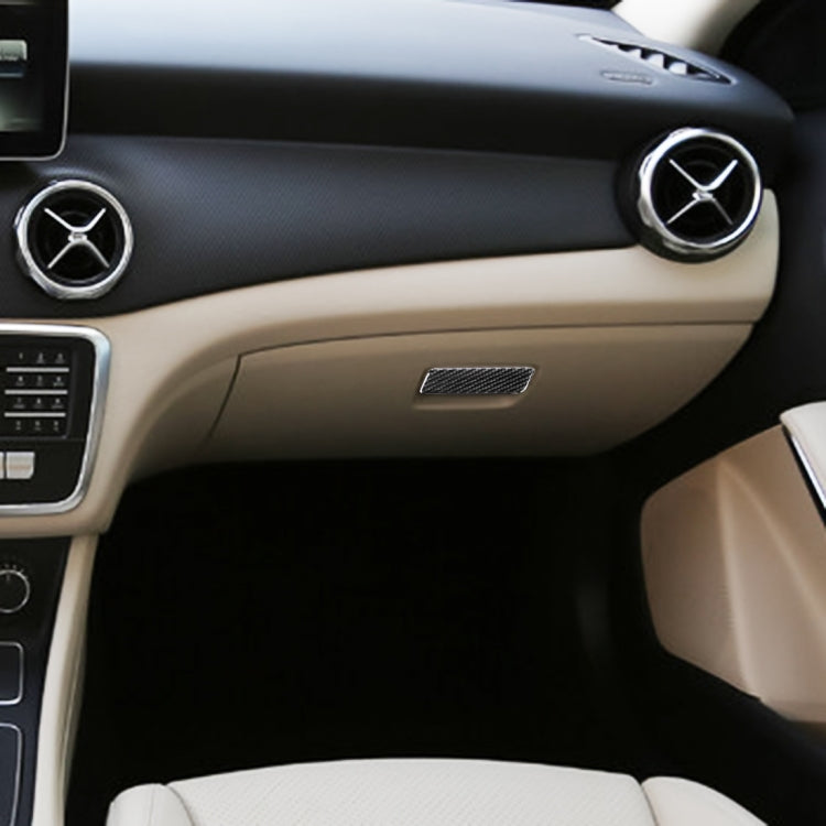 Premium Carbon Fibre Decorative Decal for Mercedes-Benz GLA 2015-2018 Central Control Storage Box Panel