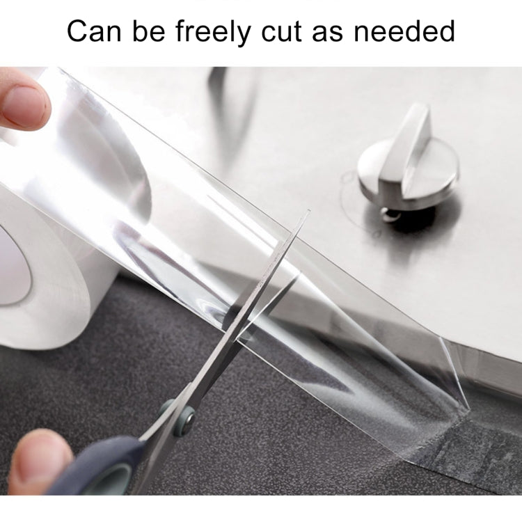Acrylic Rubber Kitchen and Bathroom Waterproof Moisture-proof Tape Mildew Proof Stickers Size: 3cm x 3m, Thickness: 0.5mm