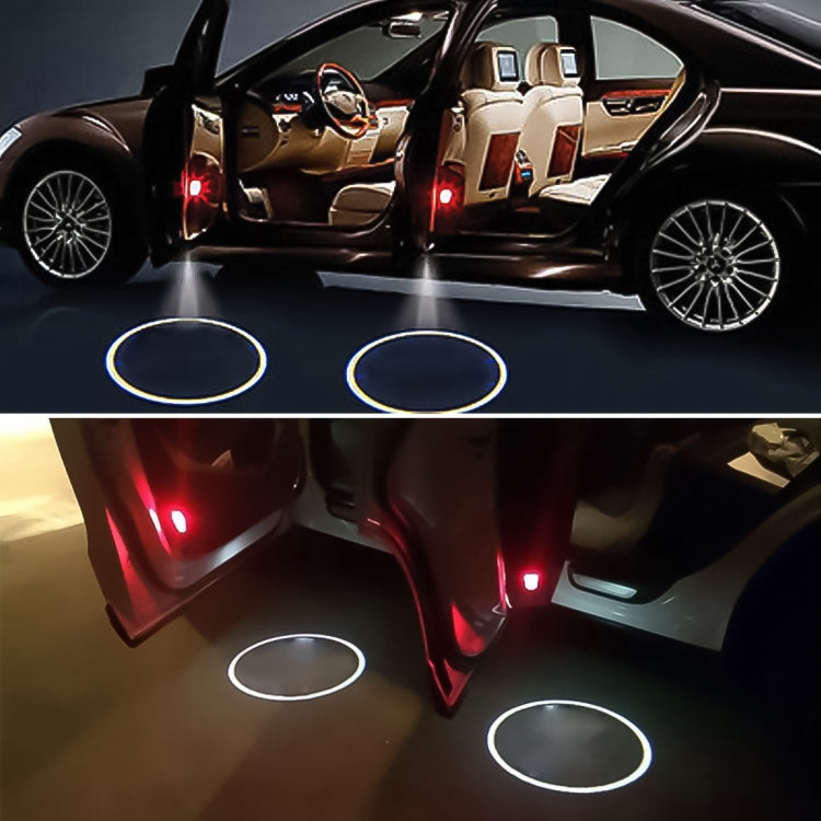 2 PCS DC12V 2.1W Car Door Logo Light Brand Shadow Lights Courtesy Lamp for Citroen