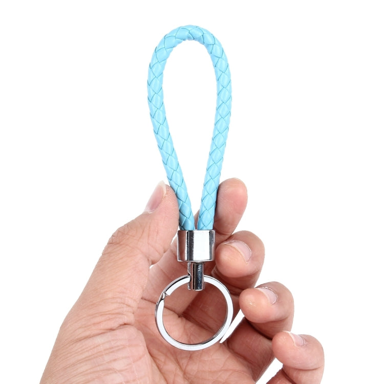 5pcs Car Key Ring Holder With Leather Strip, Car Key Ring Holder(Baby Blue), Car Key Ring Holder(White), Car Key Ring Holder(Yellow), Car Key Ring Holder(Dark Red), Car Key Ring Holder(Black), Car Key Ring Holder(Orange), Car Key Ring Holder(Pink)