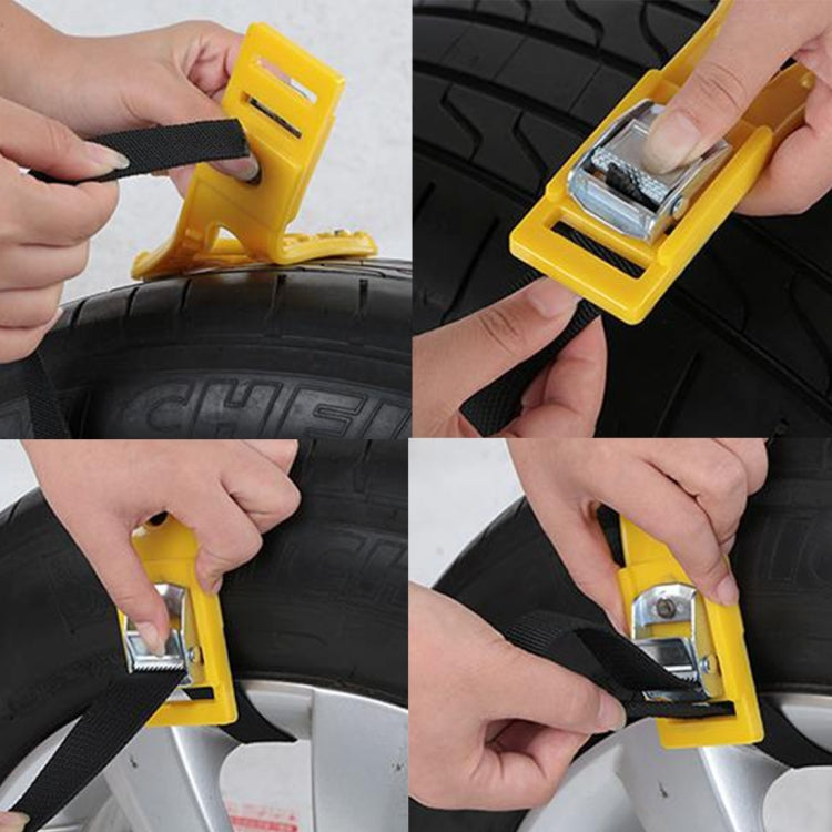 6PCS Car Snow Tire Anti-skid Chains For Family Car