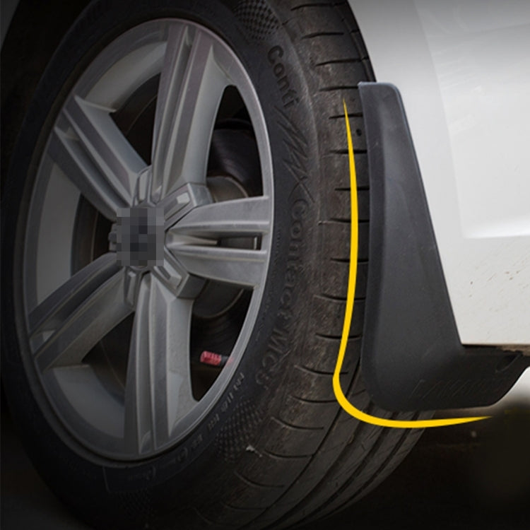 4 PCS Car Auto Semi-Rigid PVC Splash Flaps Mudguards Fender Guard for Honda 8th Series Civic, For 8th Series Civic
