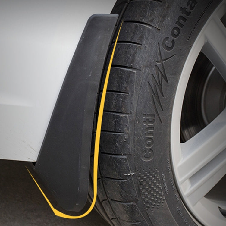 4 PCS Car Auto Semi-Rigid PVC Splash Flaps Mudguards Fender Guard for Honda 8th Series Civic, For 8th Series Civic