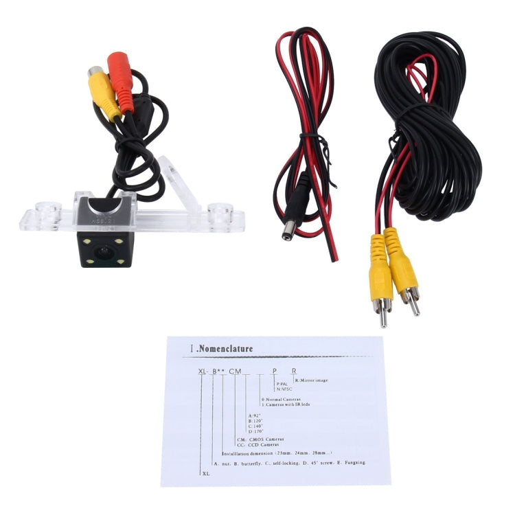 656×492 Effective Pixel  NTSC 60HZ CMOS II Waterproof Car Rear View Backup Camera With 4 LED Lamps for Chevrolet Epica 2008-2013 Version / Cruze 2008-2014 Version / Captiva 2012-2014 Version