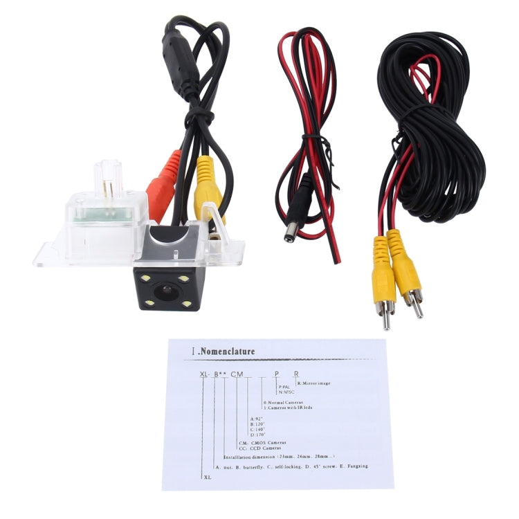 656x492 Effective Pixel  NTSC 60HZ CMOS II Waterproof Car Rear View Backup Camera With 4 LED Lamps for Volkswagen 2015/2016 Version Touareg 2015/2016 Version Sharan