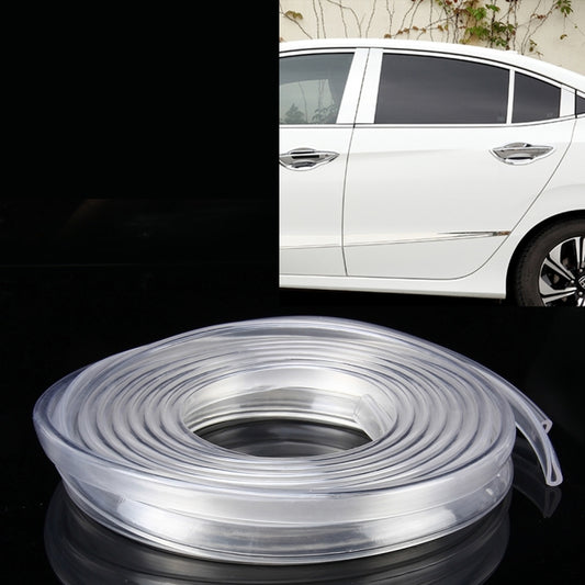 5.6m Car Decorative Strip Rubber Chrome Decoration Strip Door Seal Window Seal, 5.6m Transparent, 5.6m Black, 5.6m Red