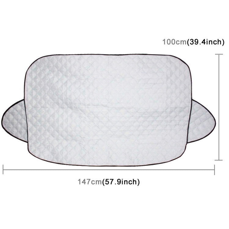 Car Auto Aluminum Film Sunshine Frost Snow Protect Windshield Cover, Size:147×100cm