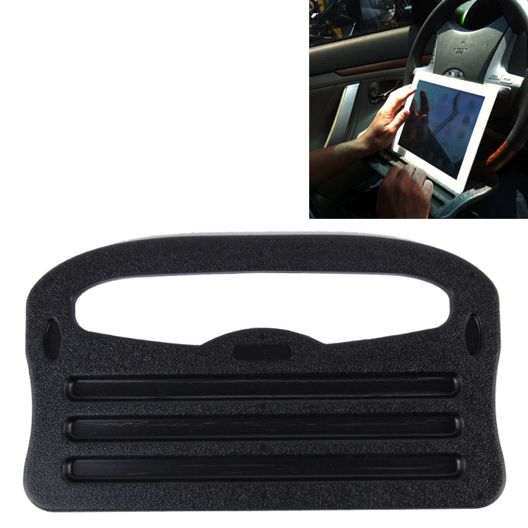 Versatile Car Steering Wheel Tray: Portable Desk for Food, Drinks, and Tablets