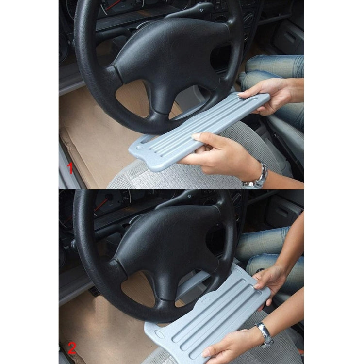 Versatile Car Steering Wheel Tray: Portable Desk for Food, Drinks, and Tablets