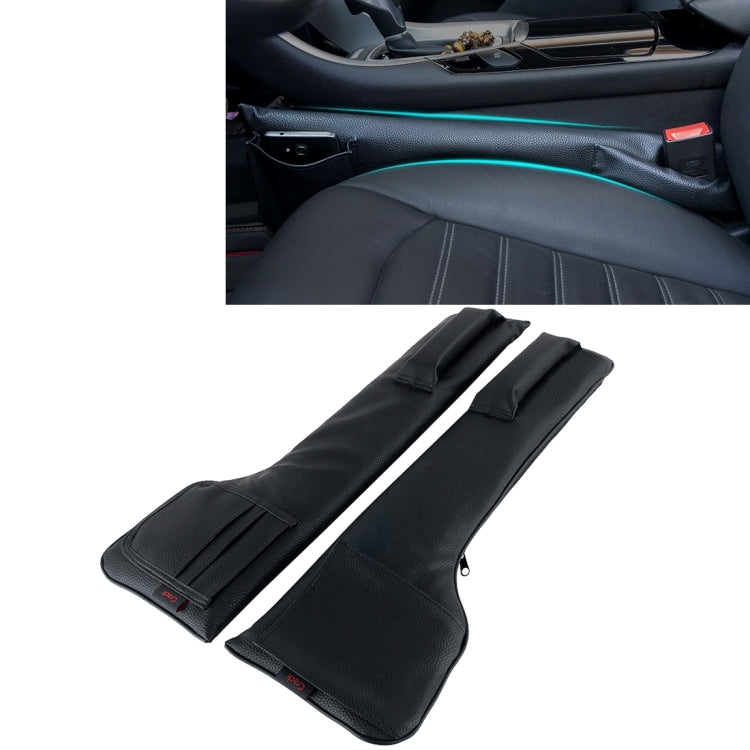 Versatile Car Seat Gap Organiser - Elegant Leather Storage for Essentials