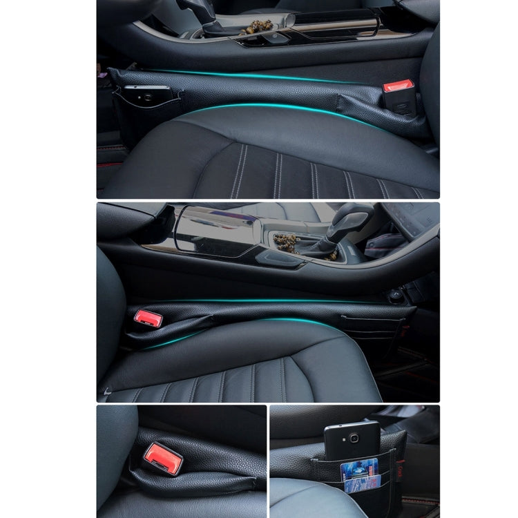 Versatile Car Seat Gap Organiser - Elegant Leather Storage for Essentials