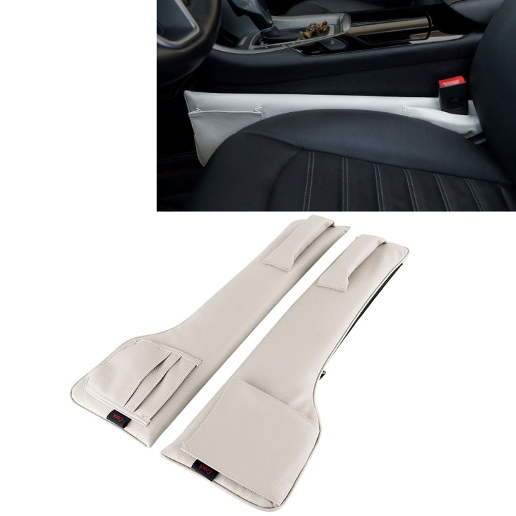 Versatile Car Seat Gap Organiser - Elegant Leather Storage for Essentials