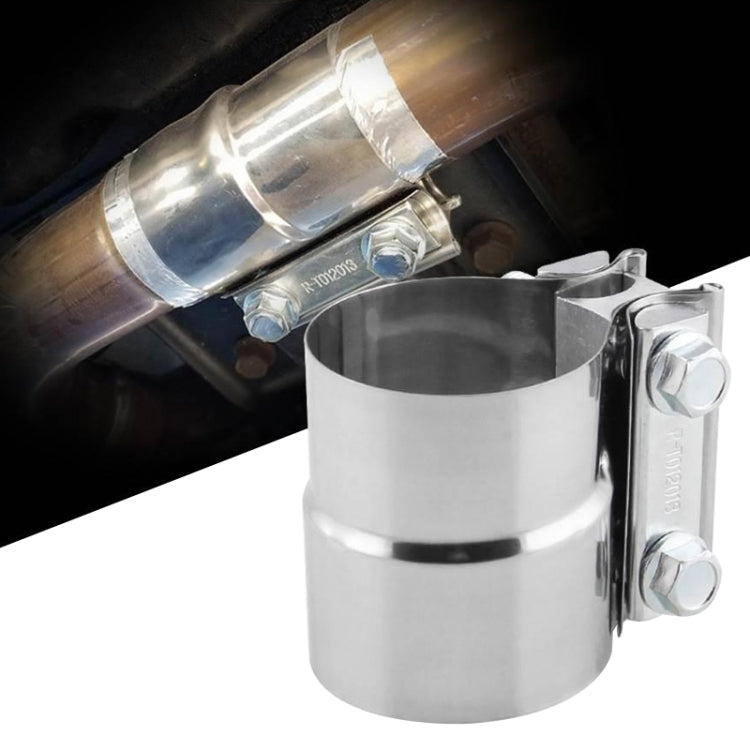 2.75 inch Car Turbo Exhaust Downpipe Stainless Steel Lap Joint Band Clamp, 2.75 inch