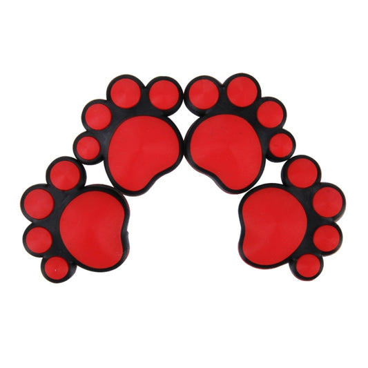 4 PCS Dog Footprint Shape Cartoon Style PVC Car Auto Protection Anti-scratch Door Guard Decorative Sticker, Dog Footprint2