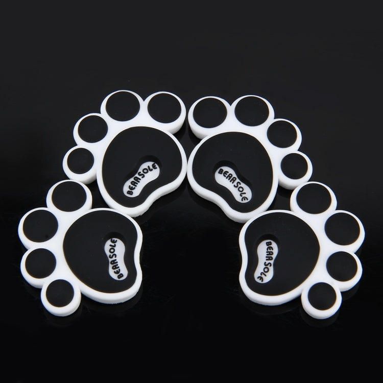 4 PCS Dog Footprint Shape Cartoon Style PVC Car Auto Protection Anti-scratch Door Guard Decorative Sticker, Dog Footprint, Dog Footprint1