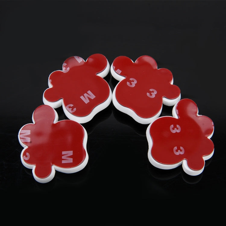 4 PCS Dog Footprint Shape Cartoon Style PVC Car Auto Protection Anti-scratch Door Guard Decorative Sticker, Dog Footprint, Dog Footprint1