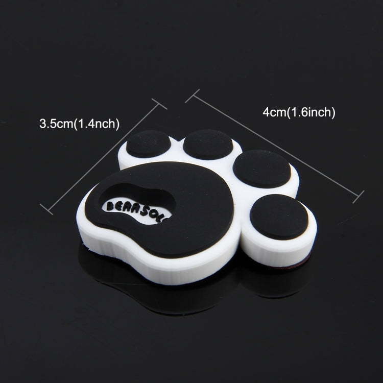 4 PCS Dog Footprint Shape Cartoon Style PVC Car Auto Protection Anti-scratch Door Guard Decorative Sticker, Dog Footprint, Dog Footprint1