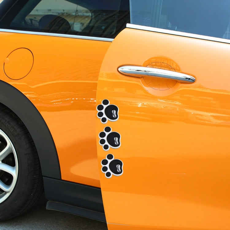 4 PCS Dog Footprint Shape Cartoon Style PVC Car Auto Protection Anti-scratch Door Guard Decorative Sticker, Dog Footprint, Dog Footprint1